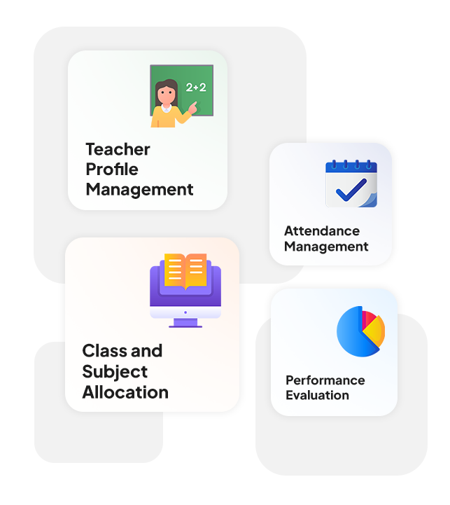 Features Of Class On App School Teacher Manager System